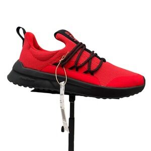 Adidas Youth Boys Girls Lite Racer Adapt Slip-On Sneakers Size 5 Red Black